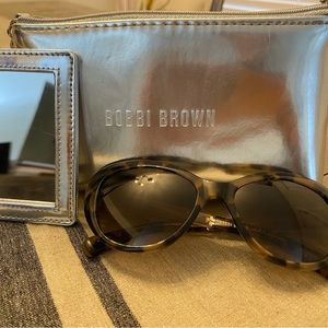 Bobbi Brown Sunglasses- Tortoiseshell w/ carry case